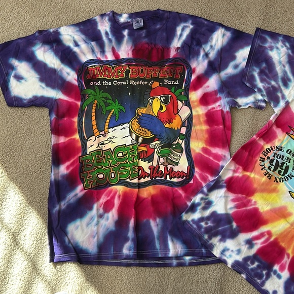 Delta Jimmy Buffet Tees. Both XL. Generous size! Bright, vibrant colors. - Picture 2 of 3